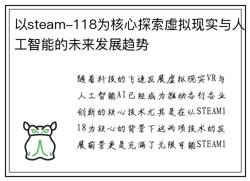 以steam-118为核心探索虚拟现实与人工智能的未来发展趋势